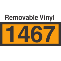 UN1467 Removable Vinyl DOT Orange Panel