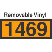 UN1469 Removable Vinyl DOT Orange Panel