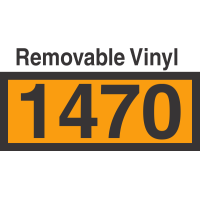 UN1470 Removable Vinyl DOT Orange Panel