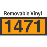 UN1471 Removable Vinyl DOT Orange Panel