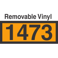 UN1473 Removable Vinyl DOT Orange Panel