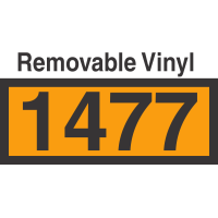 UN1477 Removable Vinyl DOT Orange Panel