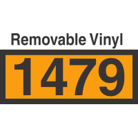 UN1479 Removable Vinyl DOT Orange Panel