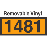 UN1481 Removable Vinyl DOT Orange Panel