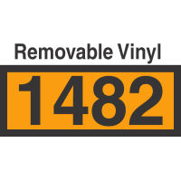 UN1482 Removable Vinyl DOT Orange Panel