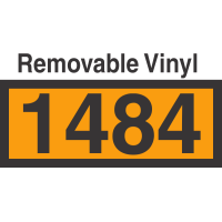 UN1484 Removable Vinyl DOT Orange Panel