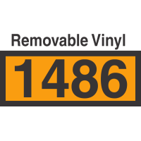 UN1486 Removable Vinyl DOT Orange Panel