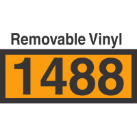 UN1488 Removable Vinyl DOT Orange Panel