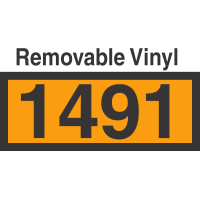 UN1491 Removable Vinyl DOT Orange Panel