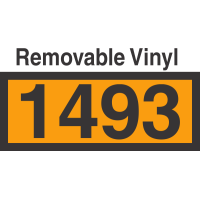 UN1493 Removable Vinyl DOT Orange Panel