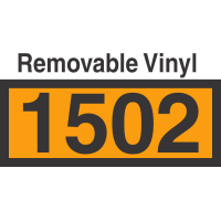 UN1502 Removable Vinyl DOT Orange Panel