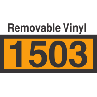 UN1503 Removable Vinyl DOT Orange Panel