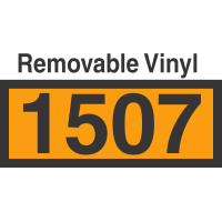 UN1507 Removable Vinyl DOT Orange Panel