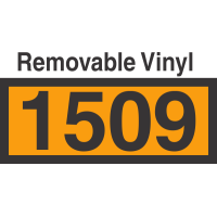 UN1509 Removable Vinyl DOT Orange Panel