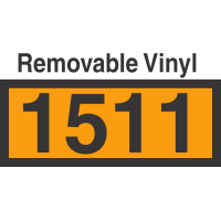 UN1511 Removable Vinyl DOT Orange Panel