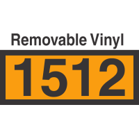 UN1512 Removable Vinyl DOT Orange Panel