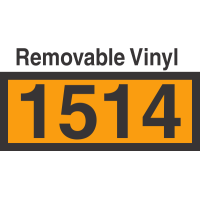 UN1514 Removable Vinyl DOT Orange Panel