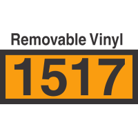 UN1517 Removable Vinyl DOT Orange Panel