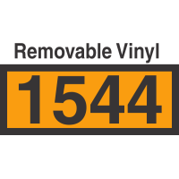 UN1544 Removable Vinyl DOT Orange Panel