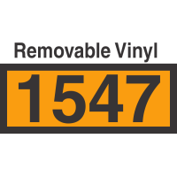 UN1547 Removable Vinyl DOT Orange Panel