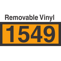 UN1549 Removable Vinyl DOT Orange Panel