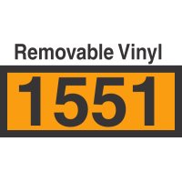 UN1551 Removable Vinyl DOT Orange Panel