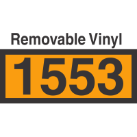 UN1553 Removable Vinyl DOT Orange Panel