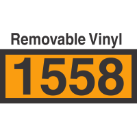 UN1558 Removable Vinyl DOT Orange Panel