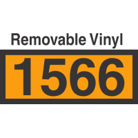 UN1566 Removable Vinyl DOT Orange Panel