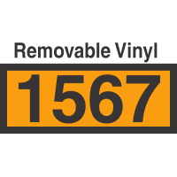 UN1567 Removable Vinyl DOT Orange Panel