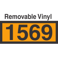 UN1569 Removable Vinyl DOT Orange Panel