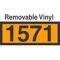 UN1571 Removable Vinyl DOT Orange Panel