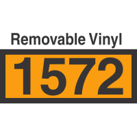 UN1572 Removable Vinyl DOT Orange Panel