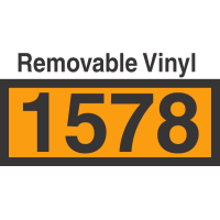 UN1578 Removable Vinyl DOT Orange Panel