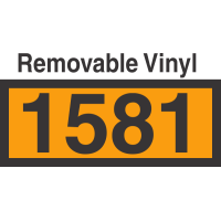 UN1581 Removable Vinyl DOT Orange Panel