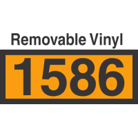 UN1586 Removable Vinyl DOT Orange Panel