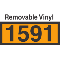 UN1591 Removable Vinyl DOT Orange Panel