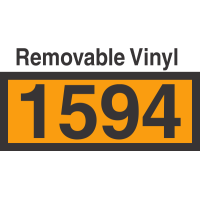 UN1594 Removable Vinyl DOT Orange Panel