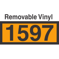 UN1597 Removable Vinyl DOT Orange Panel