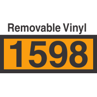 UN1598 Removable Vinyl DOT Orange Panel