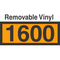 UN1600 Removable Vinyl DOT Orange Panel