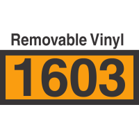 UN1603 Removable Vinyl DOT Orange Panel