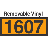 UN1607 Removable Vinyl DOT Orange Panel