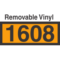 UN1608 Removable Vinyl DOT Orange Panel