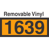 UN1639 Removable Vinyl DOT Orange Panel