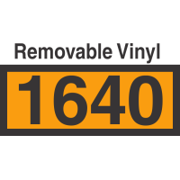 UN1640 Removable Vinyl DOT Orange Panel