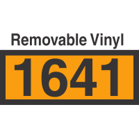 UN1641 Removable Vinyl DOT Orange Panel