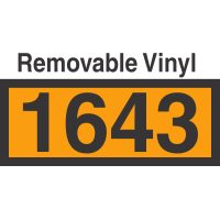 UN1643 Removable Vinyl DOT Orange Panel