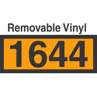 UN1644 Removable Vinyl DOT Orange Panel