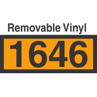 UN1646 Removable Vinyl DOT Orange Panel